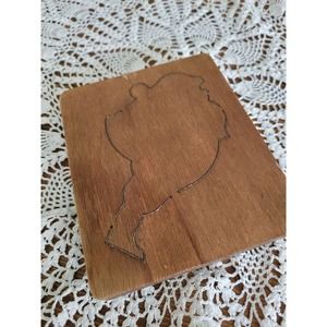 Santa silhouette Wooden Die Cuts Ellison Scrapbooking Dies paper crafts